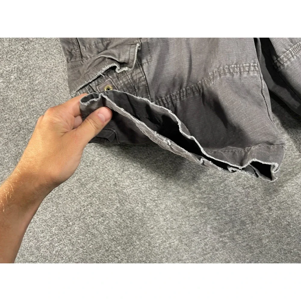 Vintage 90's Y2K Cargo Supply Mossimo Mens 28 Shorts Skater Grunge Faded Black